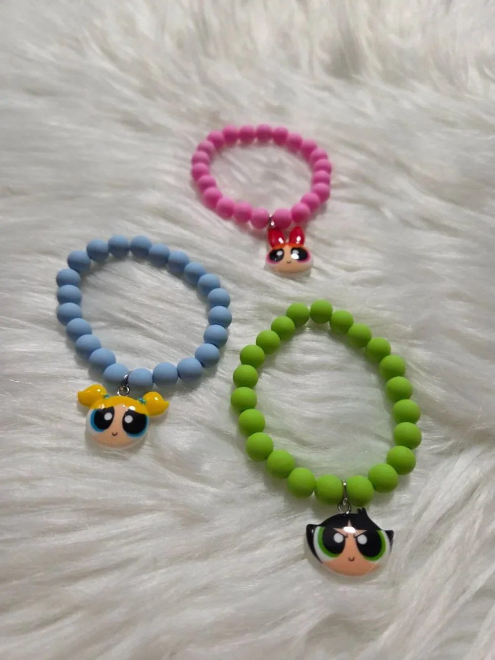 Powerpuff Girls Stretch Bracelet Set